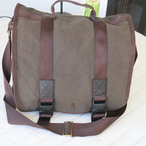 Brooklyn Industries Messenger Briefcase with Laptop Sleeve Indian Jones Satchel